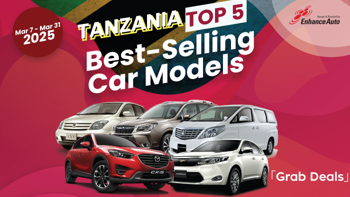 TANZANIA TOP5 Best-Selling Car Models