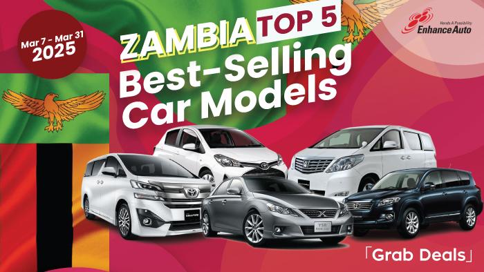 ZAMBIA TOP5 Best-Selling Car Models