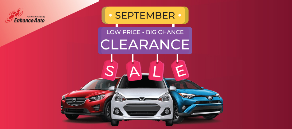 SEPTEMBER CLERRANCE SALE